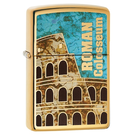 Zippo 2019 Zippo Roman Colosseum Hp Brass ZIP-29497